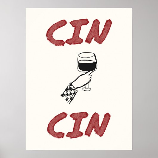 Cin Cin Poster (Voorkant)