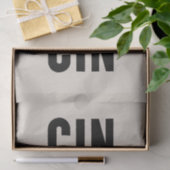 Cin Cin Typografie Tissuepapier (Geschenk)