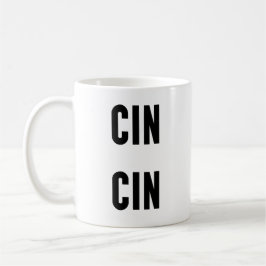 Cin Cin Typography Koffiemok