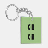 Cin Cin Typography Sleutelhanger (Voorkant Links)