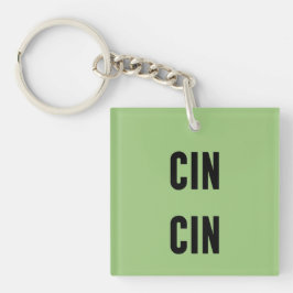 Cin Cin Typography Sleutelhanger
