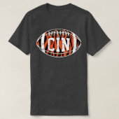 CIN Gestreept Retro Wit T-shirt (Design voorkant)