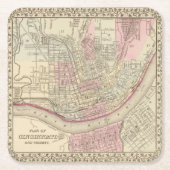 Cincinnati 2 kartonnen onderzetters (Voorkant)