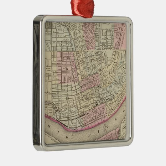 Cincinnati 2 metalen ornament (Rechts)