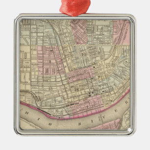 Cincinnati 2 metalen ornament