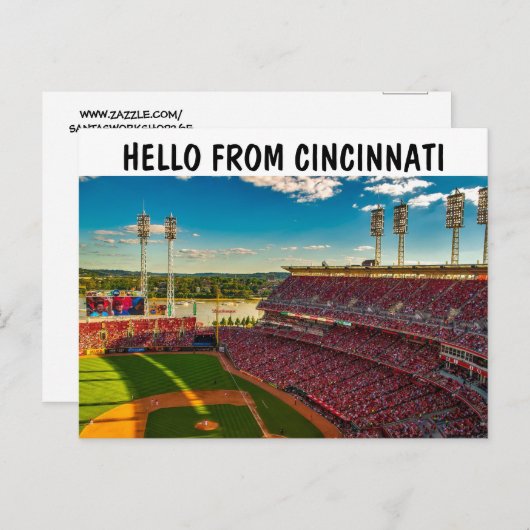 CINCINNATI BALL PARK STADIUM BRIEFKAARTEN (Voorkant / Achterkant)