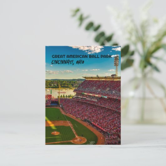 CINCINNATI BALL PARK STADIUM BRIEFKAARTEN (Staand voorkant)