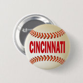 CINCINNATI BASEBALL RONDE BUTTON 5,7 CM (Voorkant /achterkant)