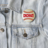 CINCINNATI BASEBALL RONDE BUTTON 5,7 CM (In situ)