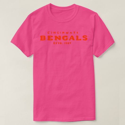 Cincinnati Bengaaals T-shirt (Design voorkant)