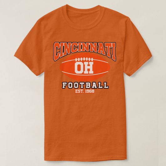 Cincinnati Bengalen TShirtCincinnati Team T-shirt (Design voorkant)