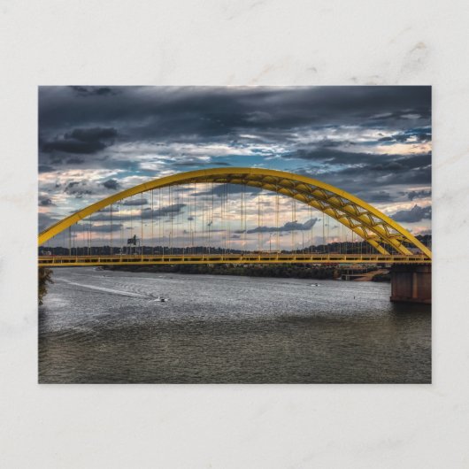 CINCINNATI BRIDGE OHIO RIVER BRIEFKAARTEN (Voorkant)
