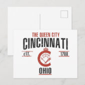 Cincinnati Briefkaart (Voorkant / Achterkant)