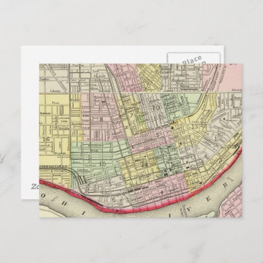 Cincinnati Briefkaart (Voorkant / Achterkant)