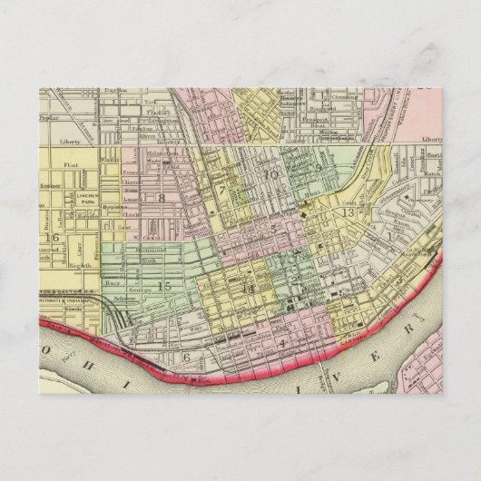 Cincinnati Briefkaart (Voorkant)