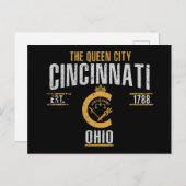 Cincinnati Briefkaart (Voorkant / Achterkant)
