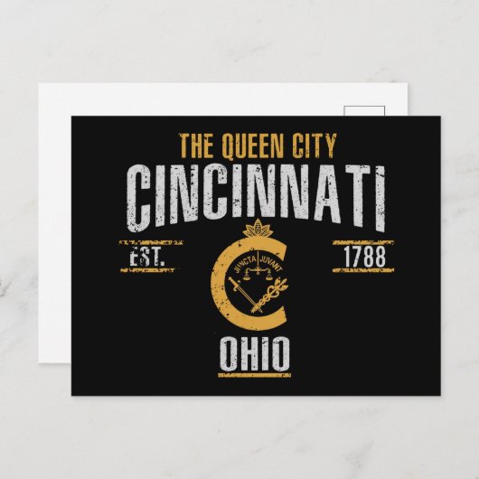 Cincinnati Briefkaart (Voorkant / Achterkant)