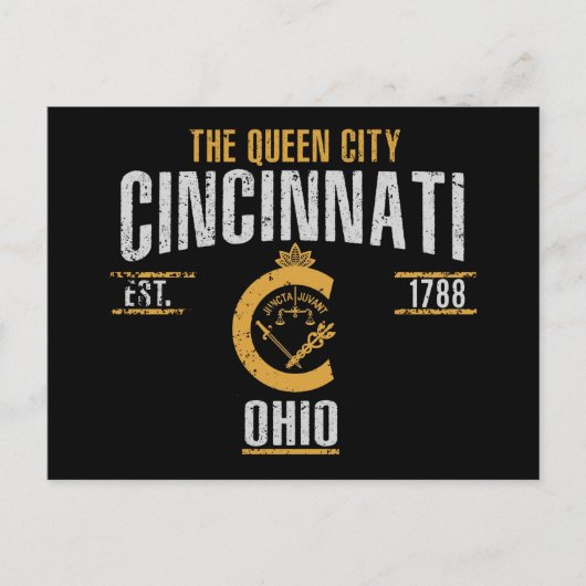 Cincinnati Briefkaart (Voorkant)