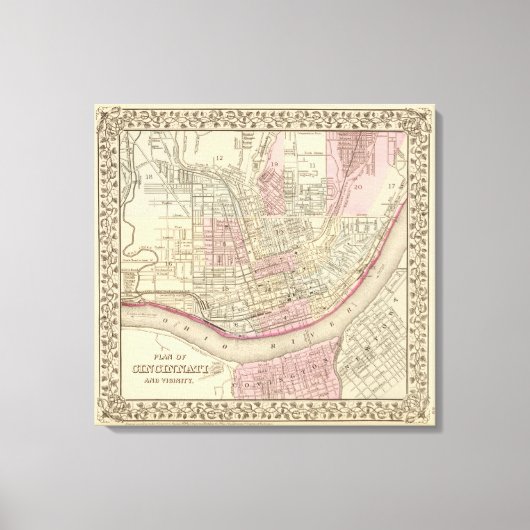 Cincinnati Canvas Afdruk (Voorkant)