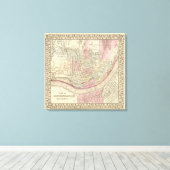 Cincinnati Canvas Afdruk (Insitu (Houten vloer))