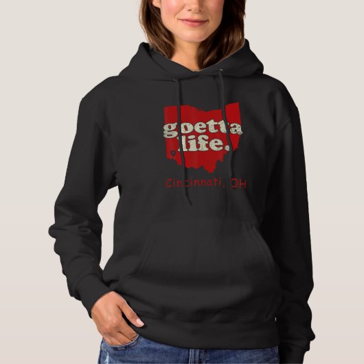 Cincinnati Cincinnati Food Goetta Life Hoodie (Voorkant)