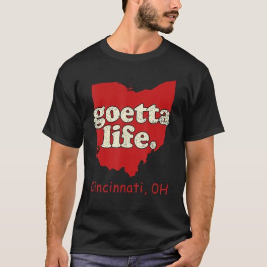 Cincinnati Cincinnati Food Goetta Life T-shirt (Voorkant)