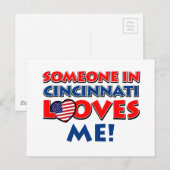 CINCINNATI City design Briefkaart (Voorkant / Achterkant)