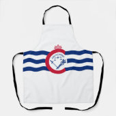 Cincinnati City vlag Apron Schort (Voorkant)