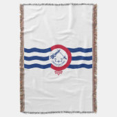 Cincinnati City vlag Deken (Voorkant Verticaal)