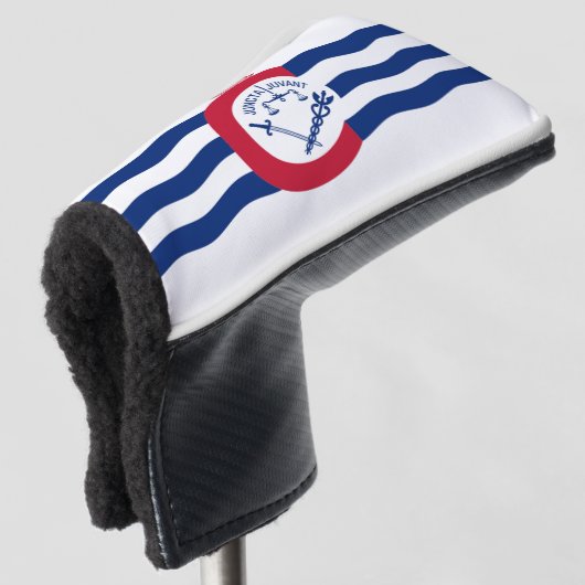 Cincinnati City vlag Golfheadcover (3/4 voorkant)