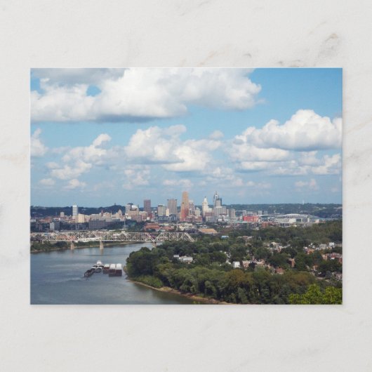 Cincinnati Cityscape Briefkaart (Voorkant)