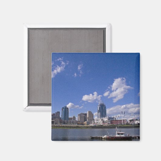 Cincinnati Cityscape Magnet (Voorkant / Achterkant)