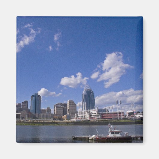 Cincinnati Cityscape Magnet (Voorkant)