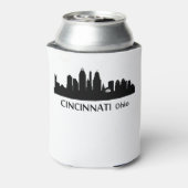 Cincinnati Cityscape Skyline Blikjeskoeler (Blikje Achterkant)
