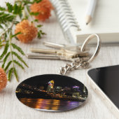 Cincinnati Cityscape Sleutelhanger (Zijkant)