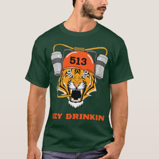 Cincinnati Dey Drinking Bengaalse tijger T-shirt