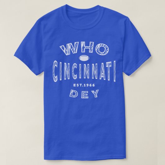 Cincinnati die Dey T-shirt (Design voorkant)