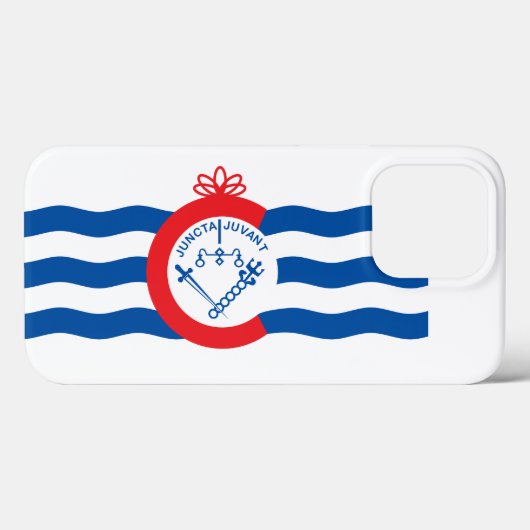 Cincinnati flag Hoesje-Mate iPhone case (Achterkant (horizontaal))