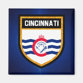 Cincinnati Flag Magneet (Voorkant)