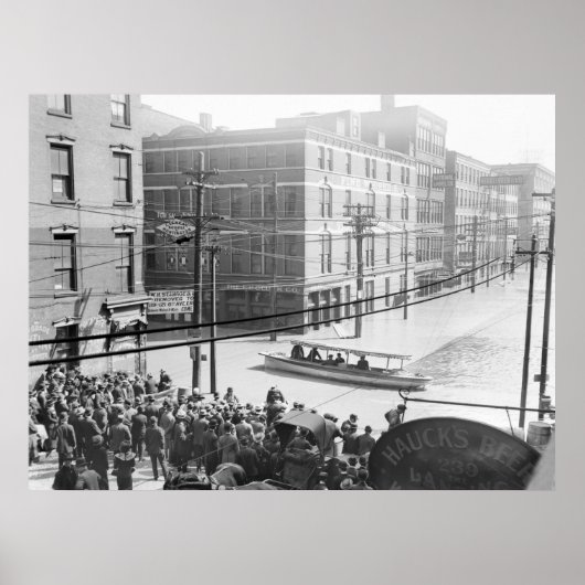 Cincinnati Flood: 1910 Poster (Voorkant)