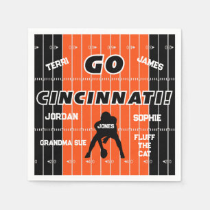 Cincinnati Football Familie Papier Servet