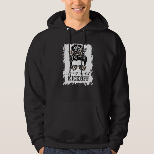 Cincinnati Football Fan Ohio Classy Until Kickoff  Hoodie (Voorkant)