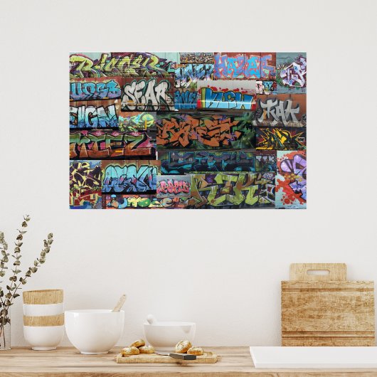 Cincinnati Graffiti Poster (Keuken)