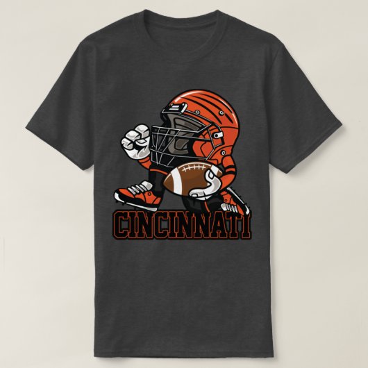 Cincinnati Helm Mascot T-shirt (Design voorkant)