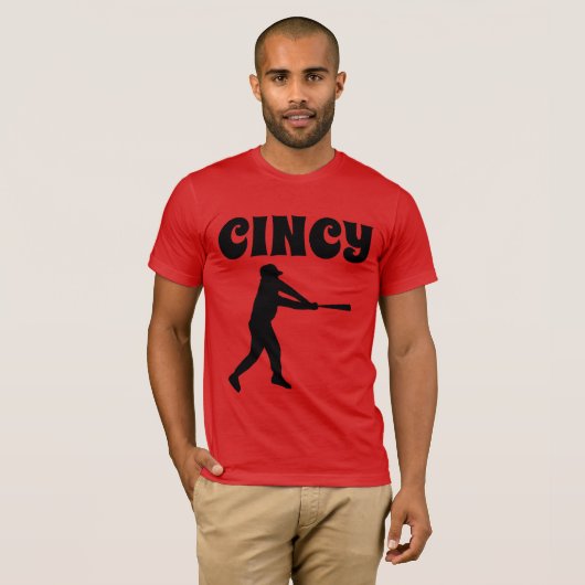 Cincinnati honkbal t-shirts (Voorkant volledig)