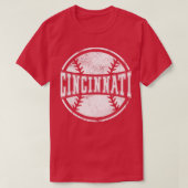  Cincinnati Honkbal Team Gift T-shirt (Design voorkant)