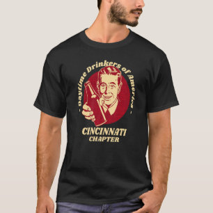 Cincinnati Hoofdstuk Drinkers Beer Brew T-shirt