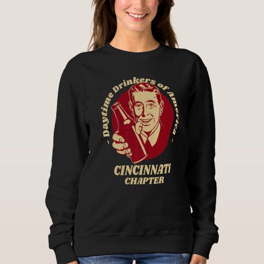 Cincinnati Hoofdstuk Drinkers Beer Brew Trui (Voorkant)