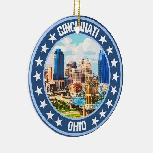 Cincinnati Keramisch Ornament (Rechts)