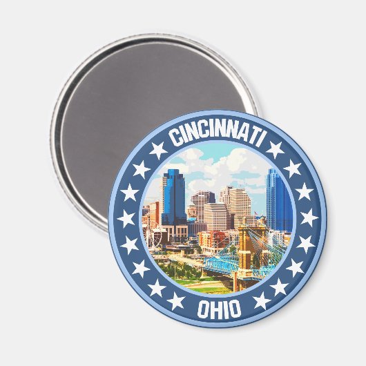 Cincinnati Magneet (Voorkant / Achterkant)